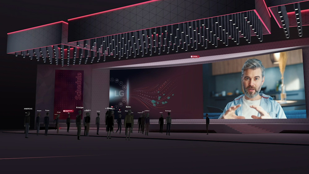 Virtual Product Conference LG Corporate Virtual Conference Experience - showcased